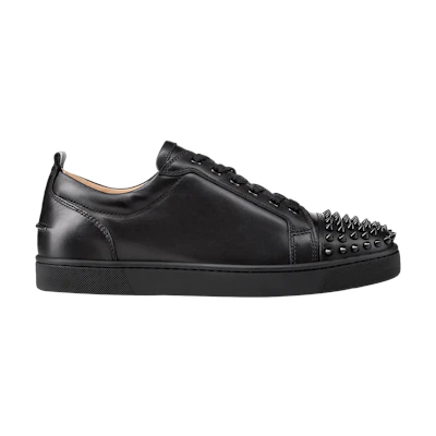 Christian Louboutin Louis Junior Spikes Flat 'Black'