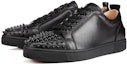 Order Christian Louboutin Louis Junior Spikes Flat Hitam 1130573CM53