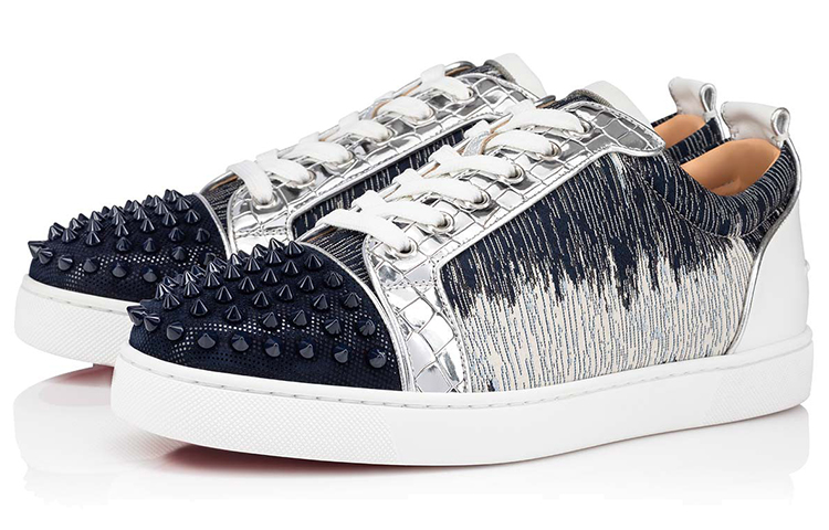 Christian Louboutin Louis Junior Spikes Orlato 'Blue White' 圖 2