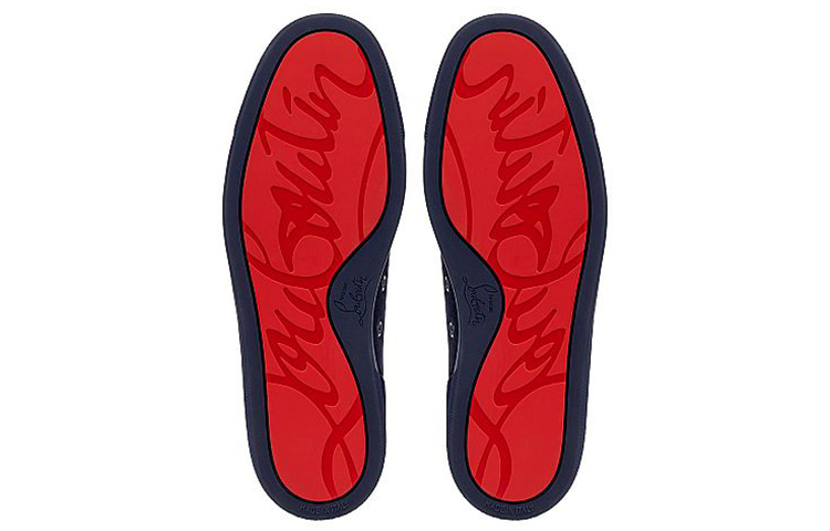 Purchase Christian Louboutin Louis Junior Spikes Orlato ''Blauw'' Sneakers 3160934U638