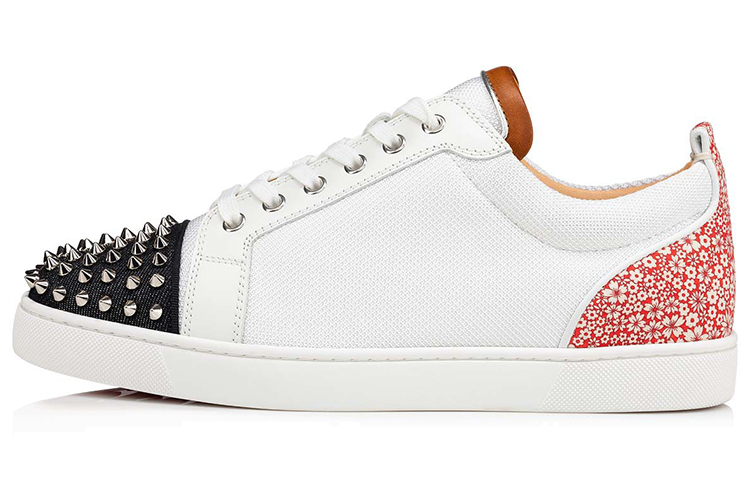 Christian Louboutin Louis Junior Spikes Orlato 'White Fashion Low-Top Sneaker'