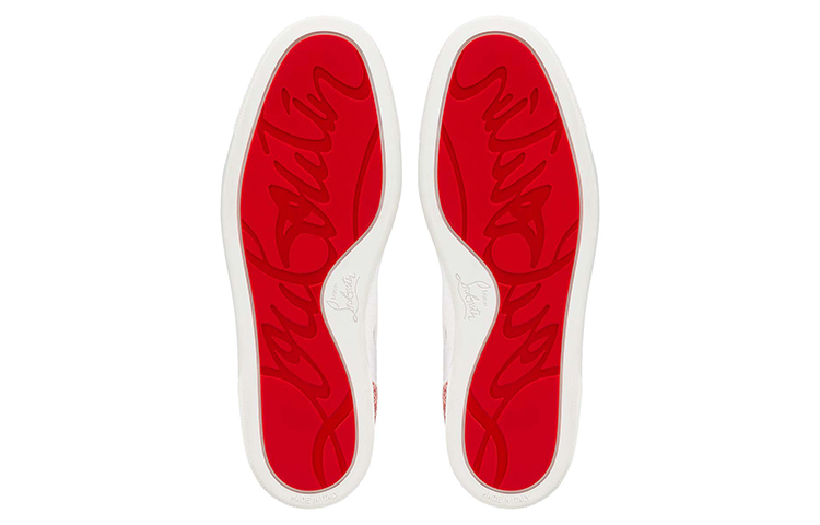 Christian Louboutin Louis Junior Spikes Orlato 'White Fashion Low-Top Sneaker' 圖 5