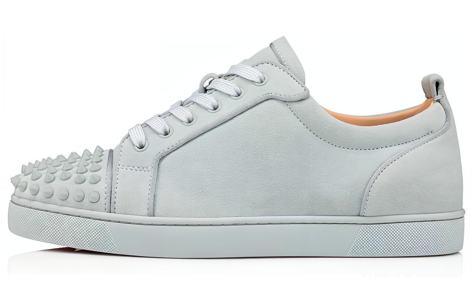 Buy Christian Louboutin Louis Junior Spikes Orlato Flat 'Ecume' Lelaki Kasut 3160934U788