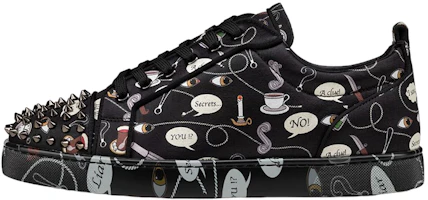 Christian Louboutin Louis Junior Spikes Orlato Flat 'Game of Clue' 3221019-M039 Christian Louboutin Louis Junior Spikes Orlato Flat 'Game of Clue' 3221019-M039