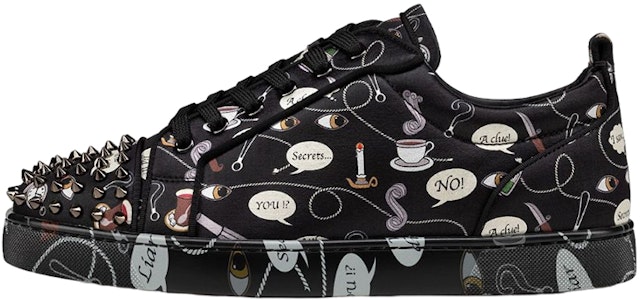 Christian Louboutin Louis Junior Spikes Orlato Flat 'Game of Clue' Sepatu 3221019-M039 Buy Christian Louboutin Louis Junior Spikes Orlato Flat 'Game of Clue' Sepatu 3221019-M039