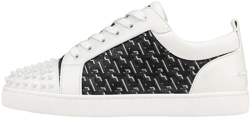 Christian Louboutin Louis Junior Spikes Orlato Flat 'CL Monogram - White Black' 3230015-5193 Buy Christian Louboutin Louis Junior Spikes Orlato Flat 'CL Monogram - White Black' 3230015-5193
