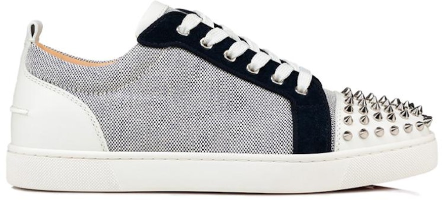Christian Louboutin Louis Junior Spikes Orlato Flat '白色海軍藍' 1230925-BL9R Order Christian Louboutin Louis Junior Spikes Orlato Flat '白色海軍藍' 1230925-BL9R