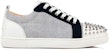 Christian Louboutin Louis Junior Spikes Orlato Flat 'Putih Navy' 1230925-BL9R