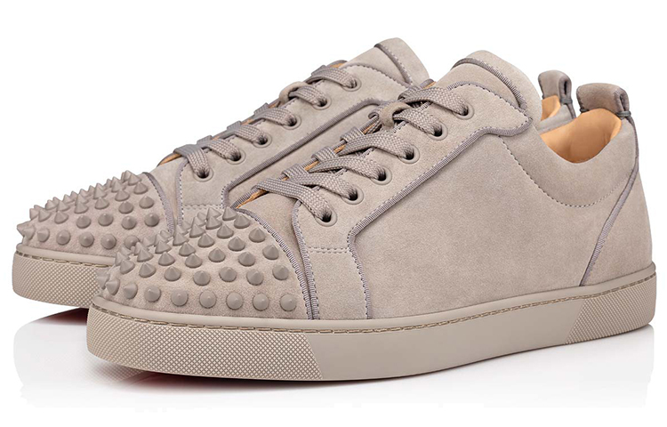 Christian Louboutin Louis Junior Spikes Orlato Flat 'Stone' 圖 2