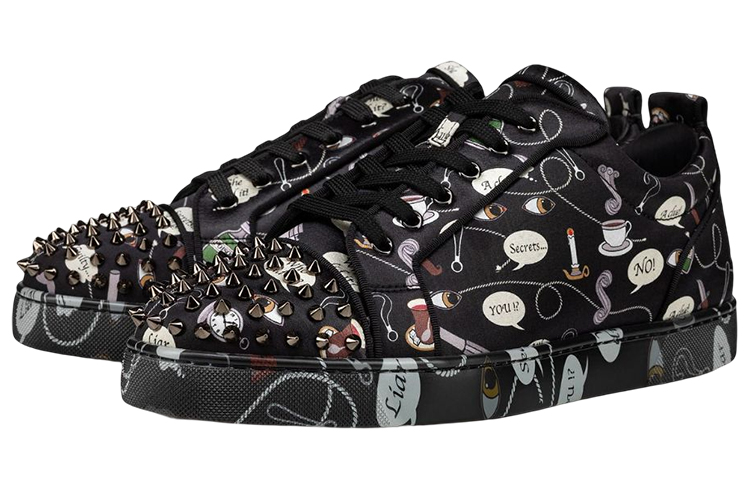 Christian Louboutin Louis Junior Spikes Orlato Flat 'Game of Clue' 圖 2