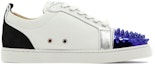 Order Christian Louboutin Louis Junior Spikes Orlato Flat 'Putih Biru' 1220247CMA3