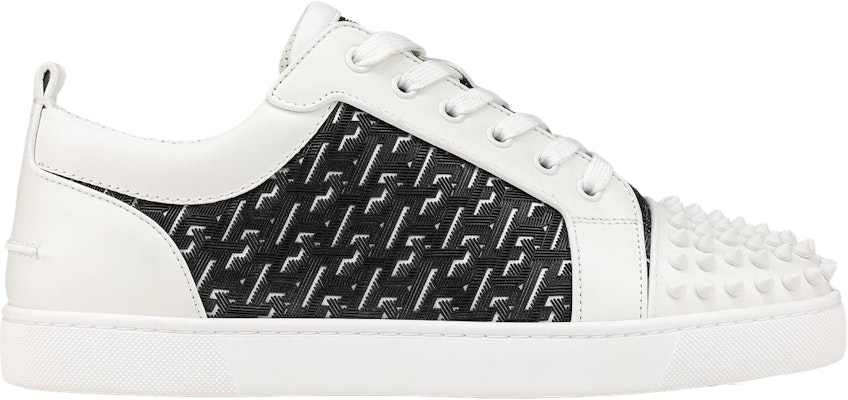 Christian Louboutin Louis Junior Spikes Orlato Flat 'CL Monogram - White Black' 3230015-5193 Order Christian Louboutin Louis Junior Spikes Orlato Flat 'CL Monogram - White Black' 3230015-5193