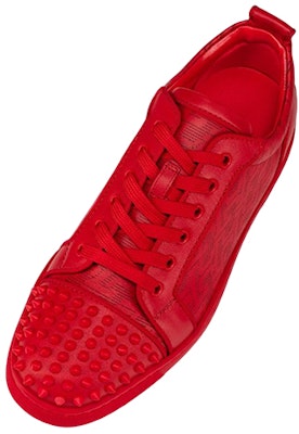 ルブタン Louis Junior スパイクス レッドCL柄 1230206-R264 Lookbook ルブタン Louis Junior スパイクス レッドCL柄 1230206-R264