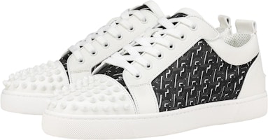Christian Louboutin Louis Junior Spikes Orlato Flat 'CL Monogram - Putih Hitam' 3230015-5193 Lookbook Christian Louboutin Louis Junior Spikes Orlato Flat 'CL Monogram - Putih Hitam' 3230015-5193