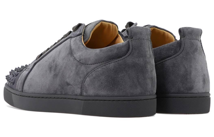 Christian Louboutin Louis Junior Spikes Orlato Flat Grey 圖 4