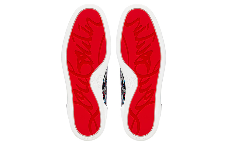 Christian Louboutin Louis Junior Spikes Orlato Flat 'Black White' 圖 4