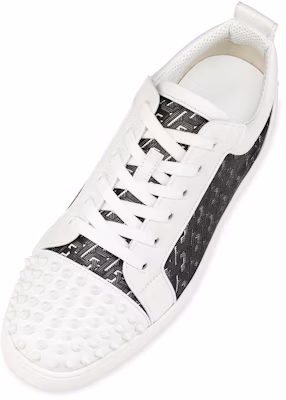 Christian Louboutin Louis Junior Spikes Orlato Flat 'CL Monogram - White Black' 3230015-5193 Shop Christian Louboutin Louis Junior Spikes Orlato Flat 'CL Monogram - White Black' 3230015-5193