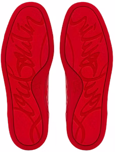 크리스찬 루부탱 루이스 주니어 레드 CL 패턴 플랫 1230206-R264 Purchase 크리스찬 루부탱 루이스 주니어 레드 CL 패턴 플랫 1230206-R264