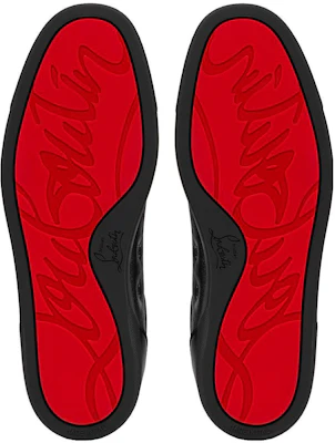 Christian Louboutin Louis Junior Spikes Orlato Flat ''Nero CL Pattern'' 1230206-B026 Purchase Christian Louboutin Louis Junior Spikes Orlato Flat ''Nero CL Pattern'' 1230206-B026