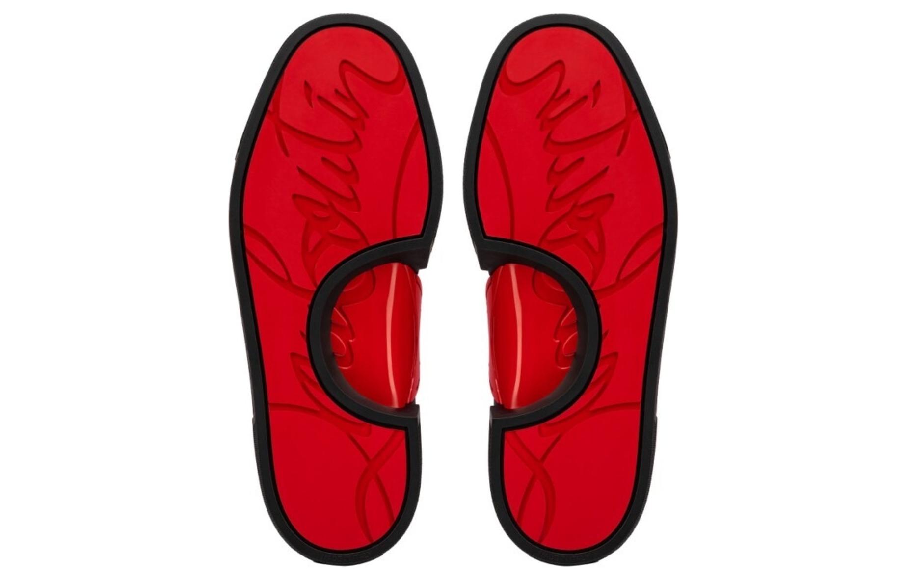 Details for 克里斯提安·鲁布托经典黑色钉鞋低帮板鞋 3230803BK01