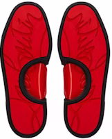 Christian Louboutin Louis Junior Spikes Orlato Flat 'Kulit Hitam' 3230803BK01 Details for Christian Louboutin Louis Junior Spikes Orlato Flat 'Kulit Hitam' 3230803BK01