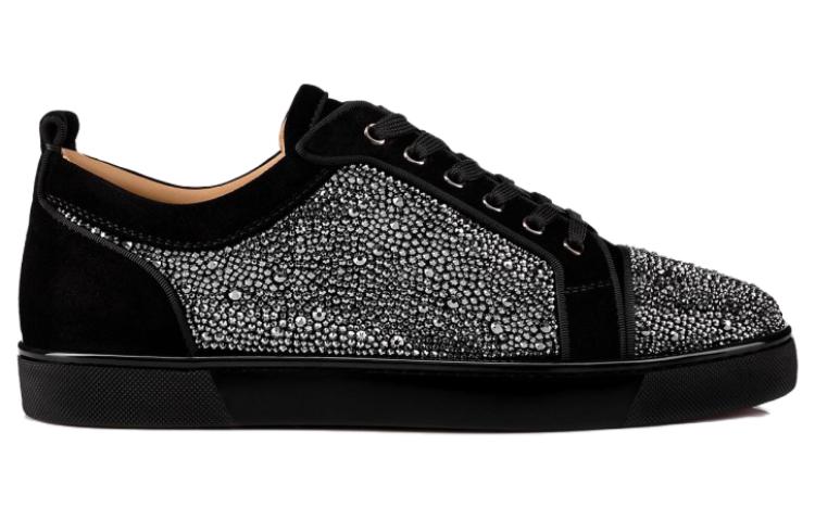 Christian Louboutin Louis Junior Strass Flat 'Black' 圖 2