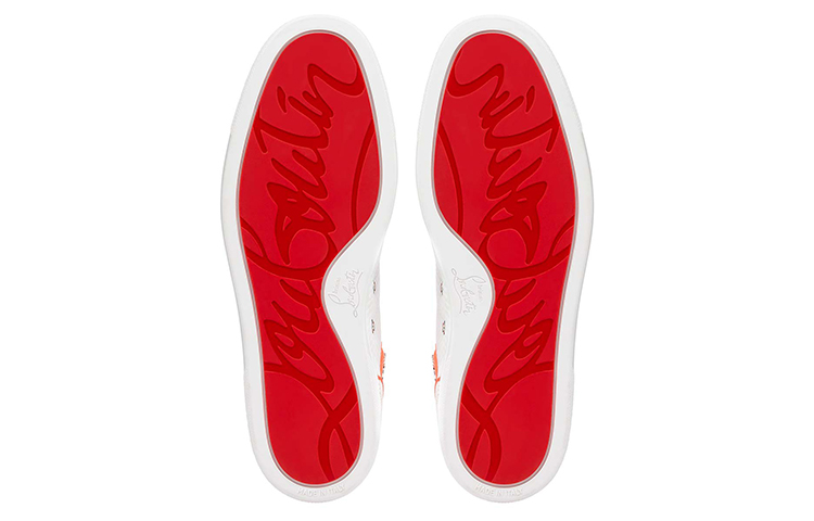 Purchase Christian Louboutin Louis Orlato Flat Tinggi 'White Panorama' 1220205J954