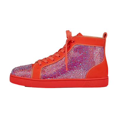 Christian Louboutin Louis Orlato Strass 'Red Fashion High-Top'