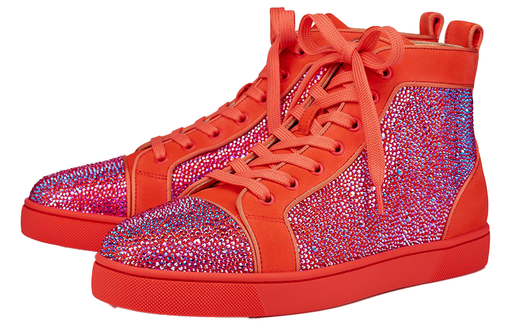 Christian Louboutin Louis Orlato Strass 'Red Fashion High-Top' 圖 3
