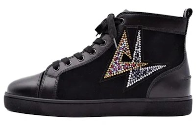 Christian Louboutin Louis Oui Flat 'Black Jewels'