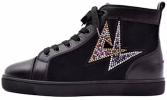 Christian Louboutin Louis Oui Flat 'Black Jewels' 1210661BK01 Christian Louboutin Louis Oui Flat 'Black Jewels' 1210661BK01