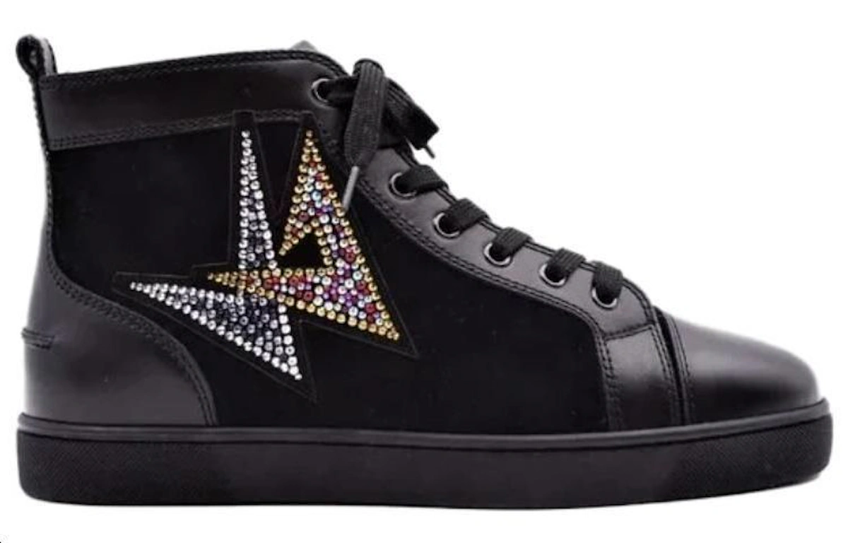 Christian Louboutin Louis Oui Flat 'Black Jewels'