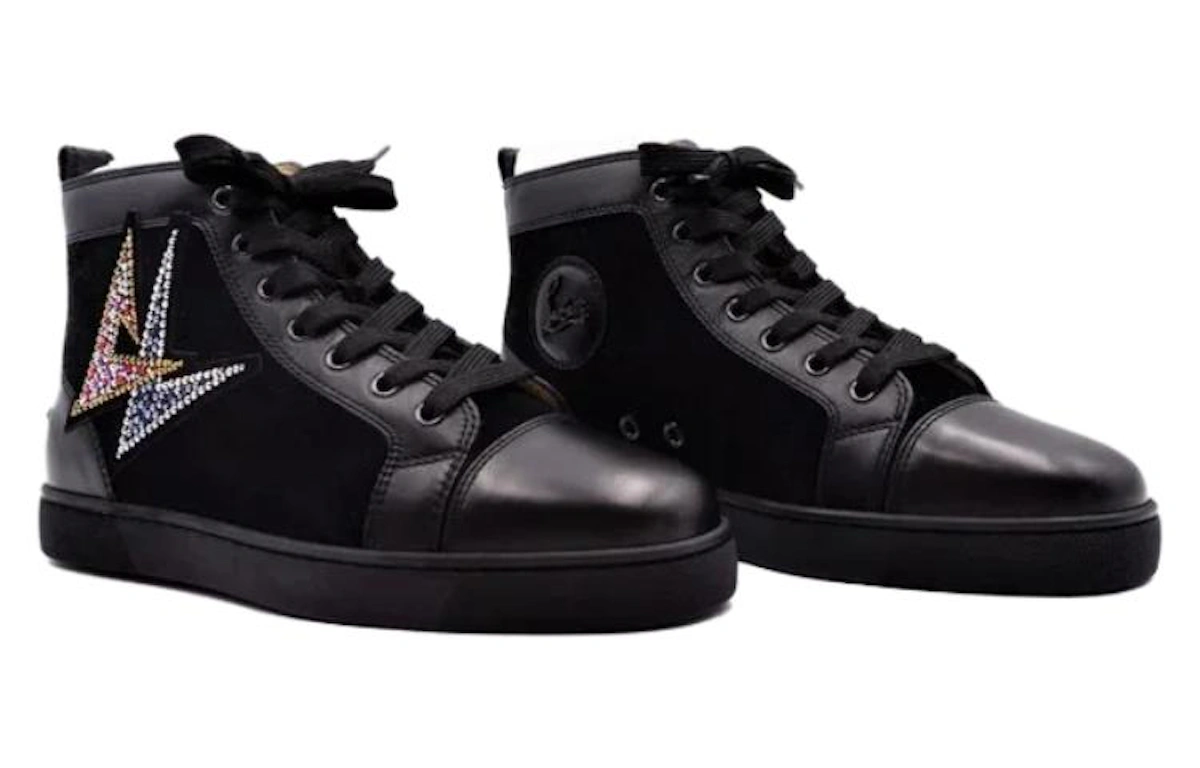 Christian Louboutin Louis Oui Flat 'Black Jewels'