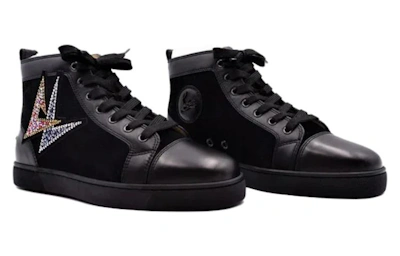 Christian Louboutin Louis Oui Flat 'Black Jewels'