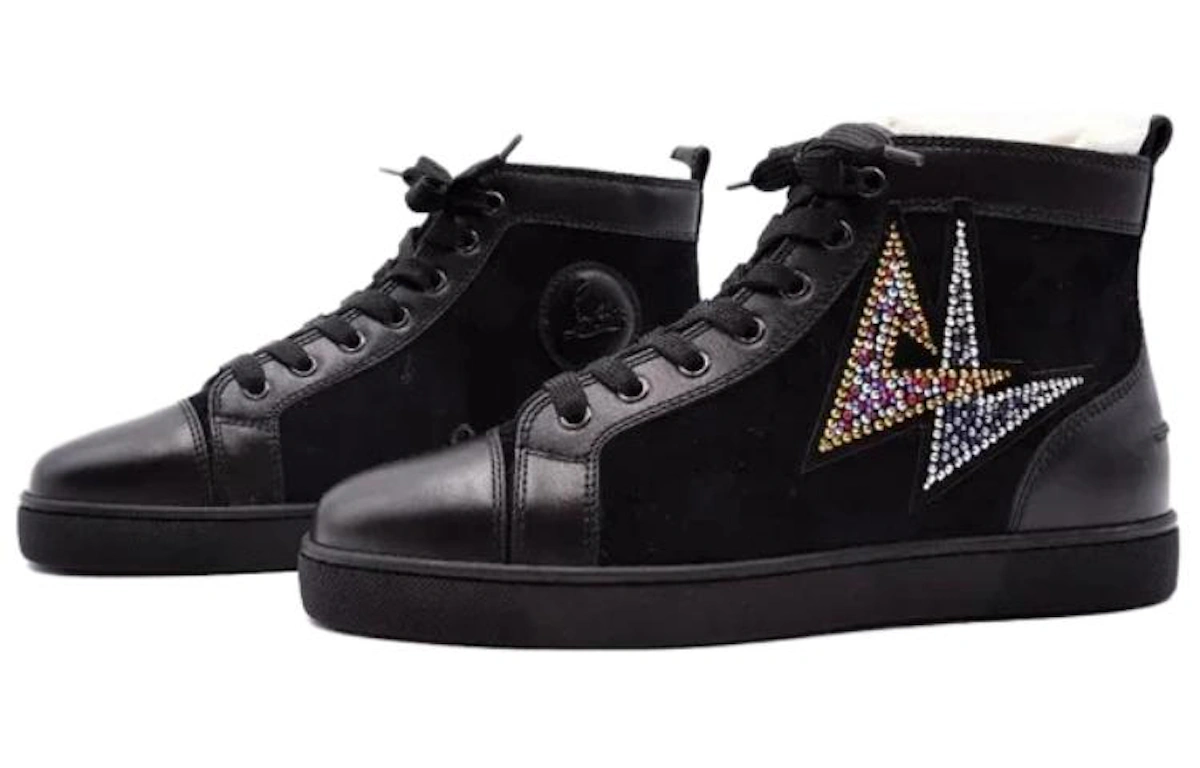 Christian Louboutin Louis Oui Flat 'Black Jewels'