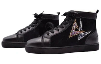 Christian Louboutin Louis Oui Flat 'Black Jewels'