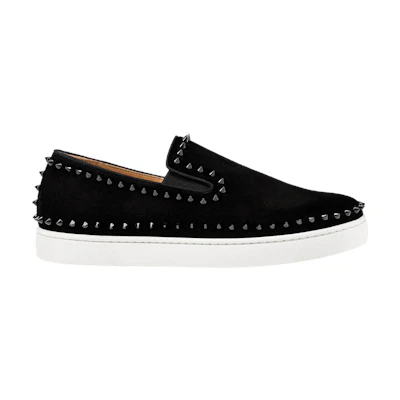 Christian Louboutin Louis Pik Pik Boat Flat 'Mimosa Metal'