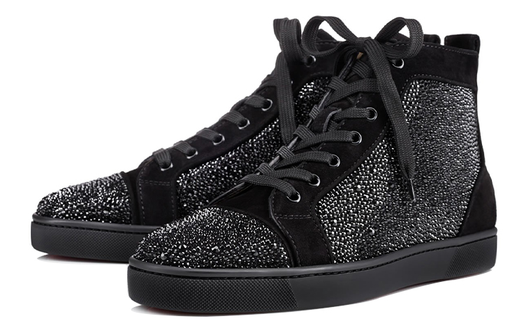 Order Christian Louboutin Louis Strass ''Zwart'' 3100592-BK01