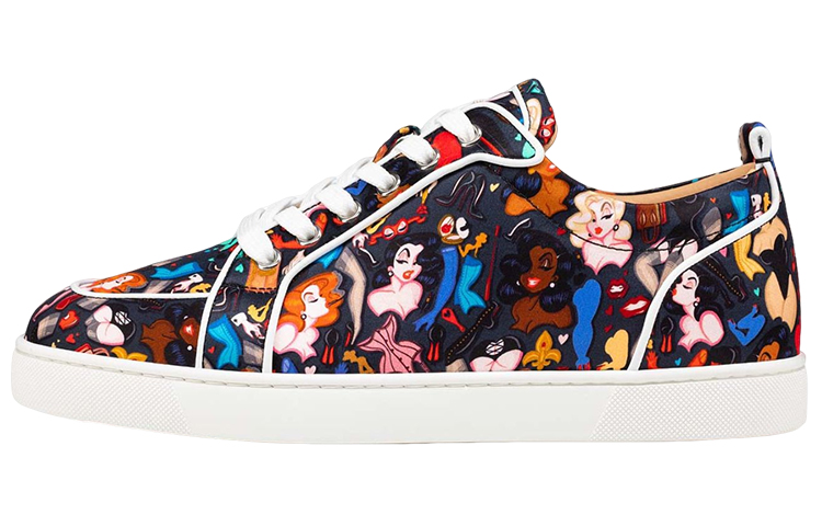 Christian Louboutin Low-Top Sneaker 'Black Print'