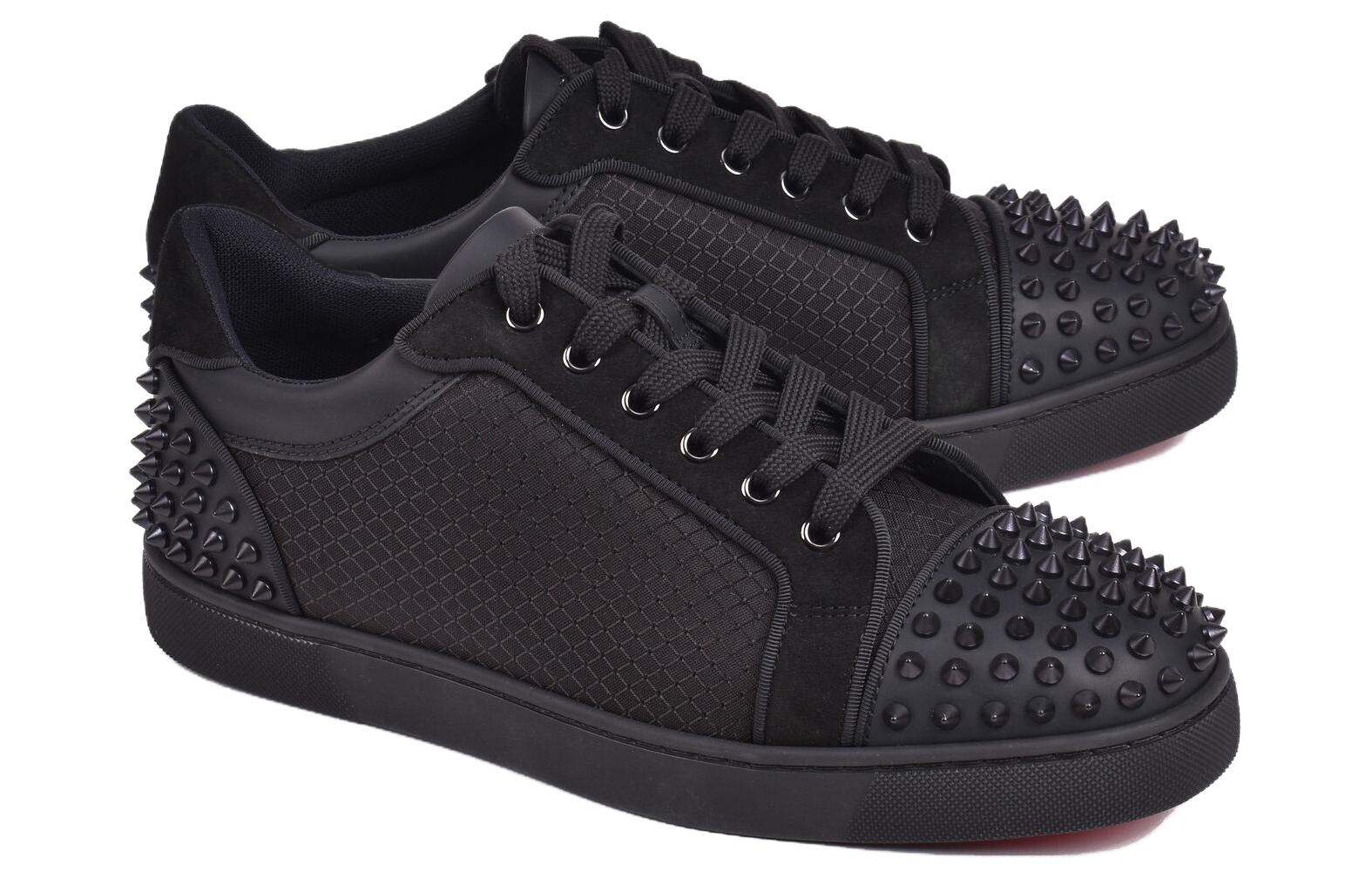 Christian Louboutin Low Top Sneaker 'Black Calfskin' 圖 3