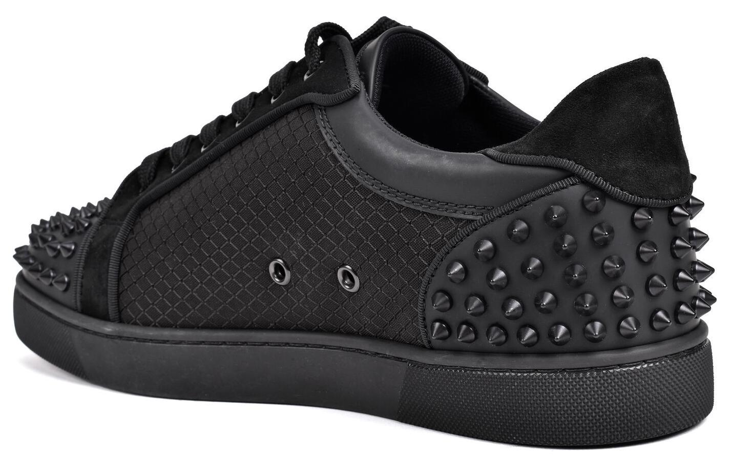 Christian Louboutin Low Top Sneaker 'Black Calfskin' 圖 4