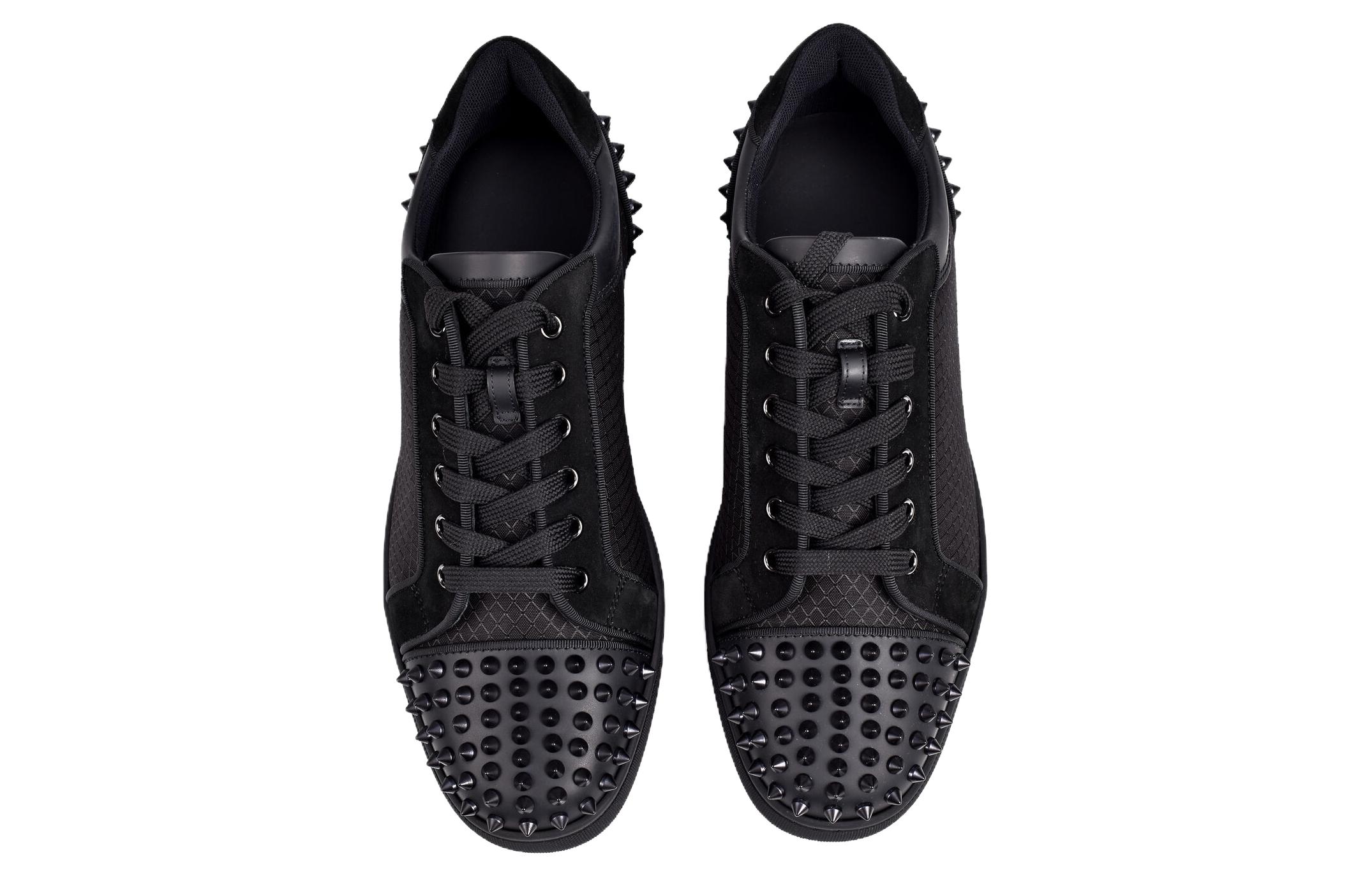 Christian Louboutin Low Top Sneaker 'Black Calfskin' 圖 5