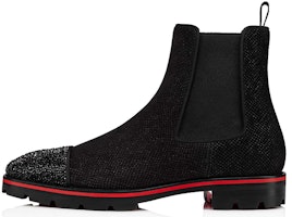 Christian Louboutin Melon Strass 'Black Fashion Chelsea Boot' 1220666B125 Christian Louboutin Melon Strass 'Black Fashion Chelsea Boot' 1220666B125
