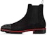 Christian Louboutin Melon Strass 'Boot Chelsea Fesyen Hitam' 1220666B125