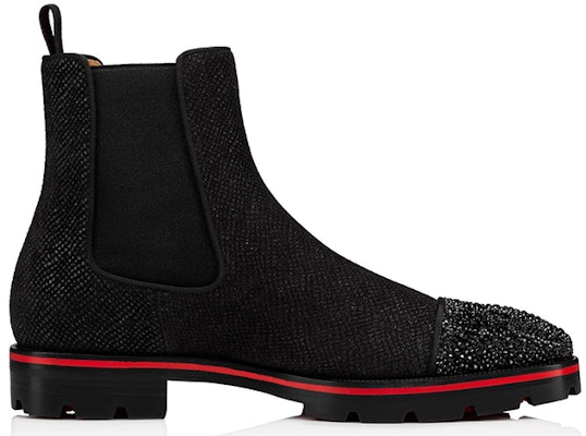 Christian Louboutin Melon Strass 'Black Fashion Chelsea Boot' 1220666B125 Order Christian Louboutin Melon Strass 'Black Fashion Chelsea Boot' 1220666B125