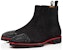 Christian Louboutin Melon Strass 'Boot Chelsea Fesyen Hitam' 1220666B125