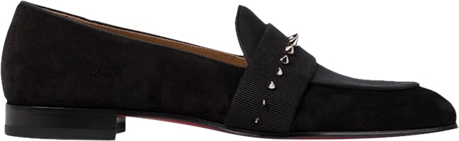 Christian Louboutin Nit Night Flat 'Black Silver' 1210989-BK65 Christian Louboutin Nit Night Flat 'Black Silver' 1210989-BK65