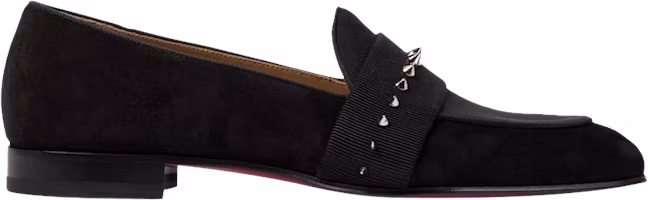 Christian Louboutin Nit Night Flat 'Black Silver' 1210989-BK65 Christian Louboutin Nit Night Flat 'Black Silver' 1210989-BK65