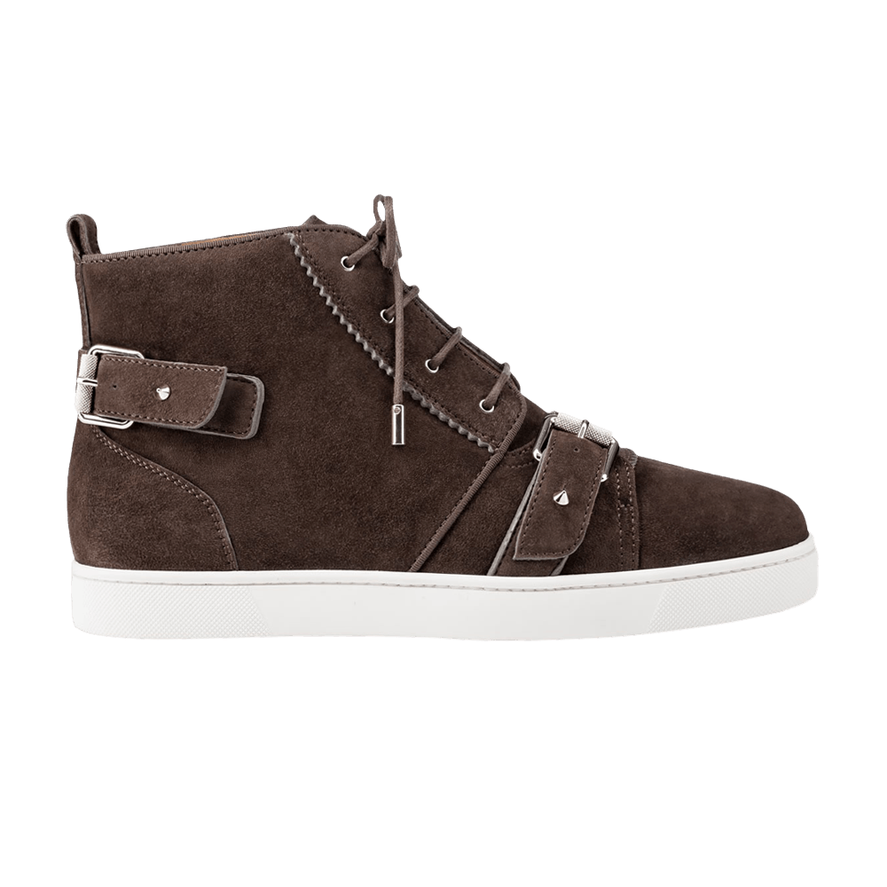 Christian Louboutin Nono Strap Flat Veau Velours 'Roche'