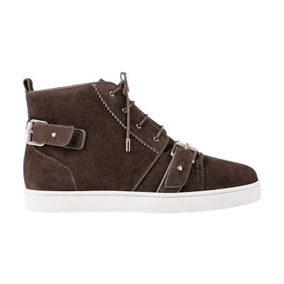 Christian Louboutin Nono Strap Flat Veau Velours 'Roche'